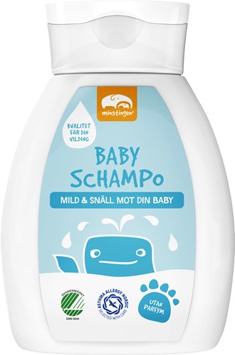 Vårdande och skonsamt schampo för bebisar 